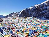 52 Dolma La Is Covered With Prayer Flags On Mount Kailash Outer Kora The Dolma La (5653m) is absolutely covered with prayer flags. The crossing over this pass represents a transition from the former life to a new one with all of the previous sins forgiven by the compassionate Goddess of Mercy, Dolma (Tara).